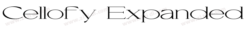 Cellofy Expanded字体转换 Cellofy Expanded字体转换
